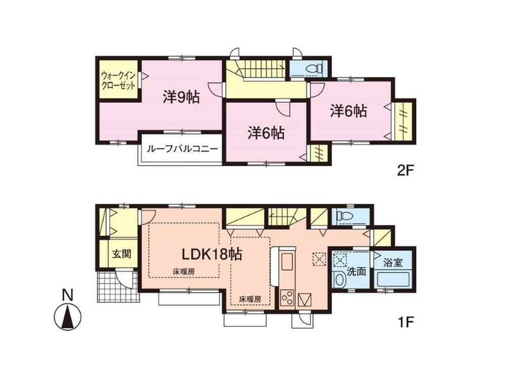 Floor plan. 800m to Super Maruetsu