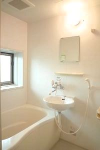 Bath. Bright bathroom of with small window! 