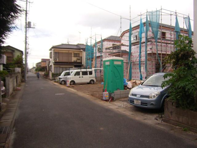 Local photos, including front road. Was completion of framework