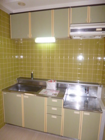 Kitchen. Gas stove installation Allowed