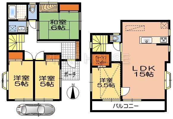 Floor plan. 29,900,000 yen, 4LDK, Land area 100.01 sq m , Building area 93.57 sq m floor plan