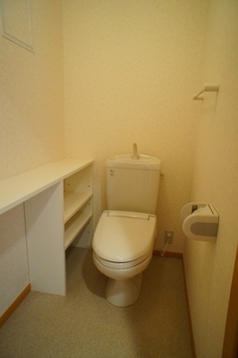 Toilet. Comfortable with heating toilet seat