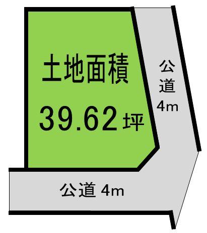Compartment figure. Land price 13,590,000 yen, Land area 131 sq m compartment view