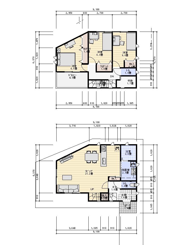 Floor plan. 26,800,000 yen, 3LDK, Land area 119.66 sq m , Building area 96.05 sq m