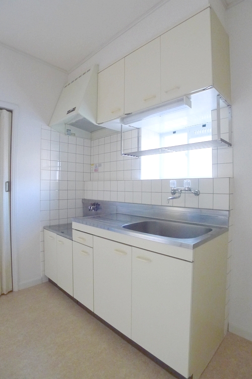 Kitchen. Bright kitchen with a small window!