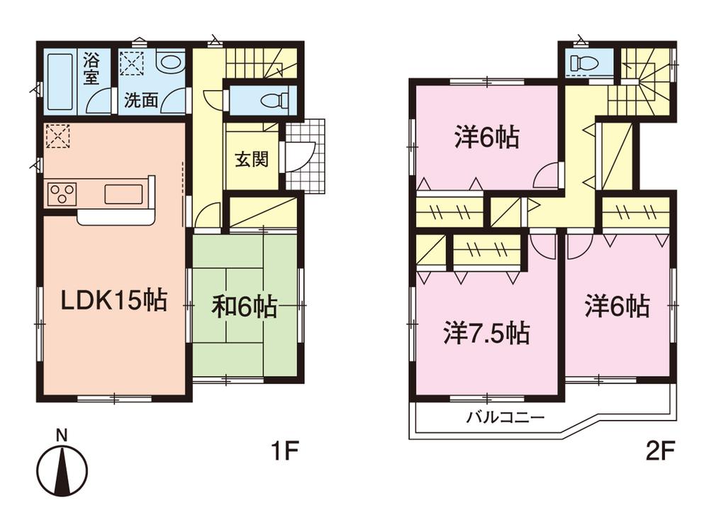 Floor plan. (1), Price 25,800,000 yen, 4LDK, Land area 122.93 sq m , Building area 99.22 sq m