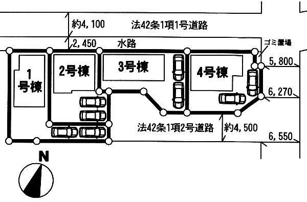 Compartment figure. 26,800,000 yen, 4LDK, Land area 134.08 sq m , Building area 91.93 sq m