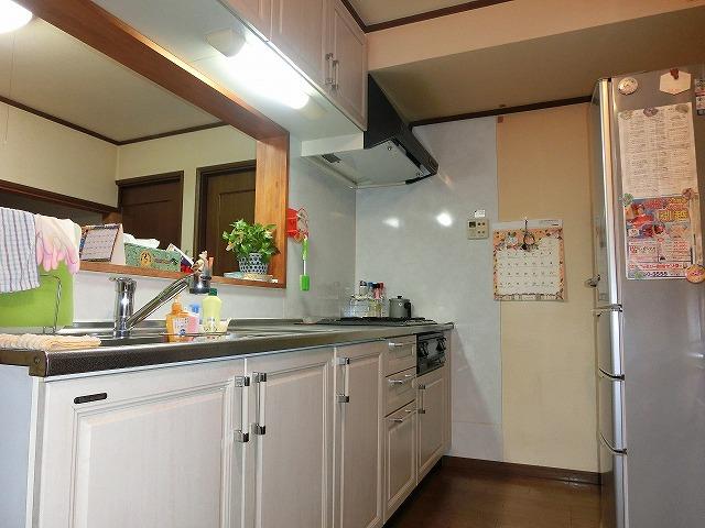 Kitchen. Bright is the kitchen with skylight.