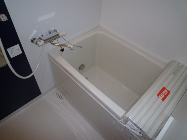 Bath. Clean bathroom With reheating