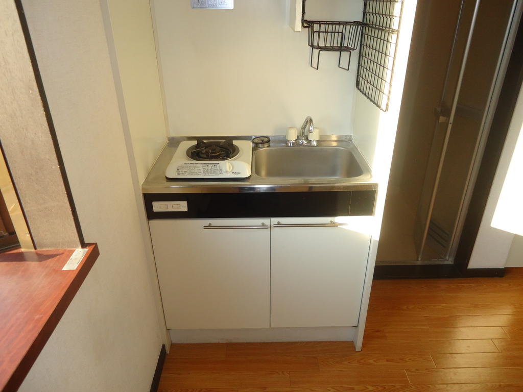 Kitchen. It is recommended to live alone with a kitchen stove bite