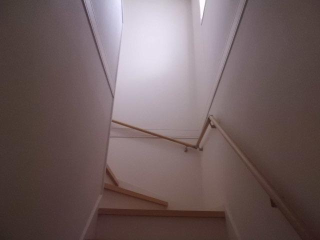 Other introspection. Pat is also communication with the family in the living room in the stairs