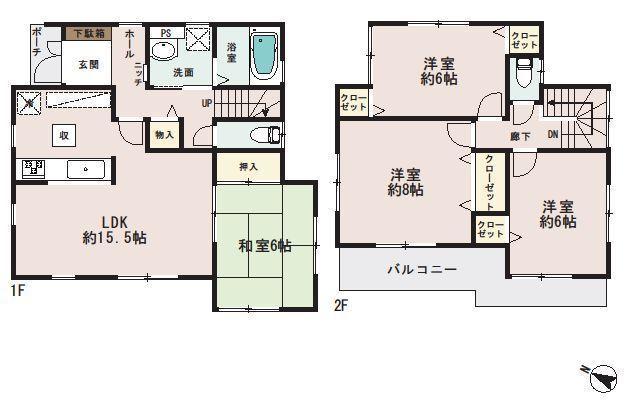 Floor plan.  ◆ We proudly completed !! Small ・ Junior high school is also near, Is the location of child-rearing environment was also enhanced. So you can preview at any time, Please feel free to contact us.