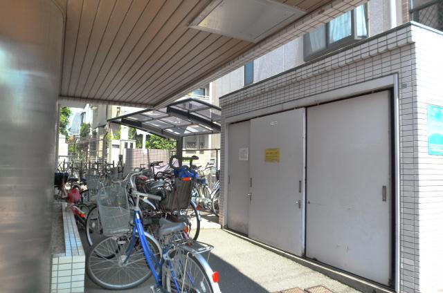 Other common areas. It Is garbage storage and bicycle parking.