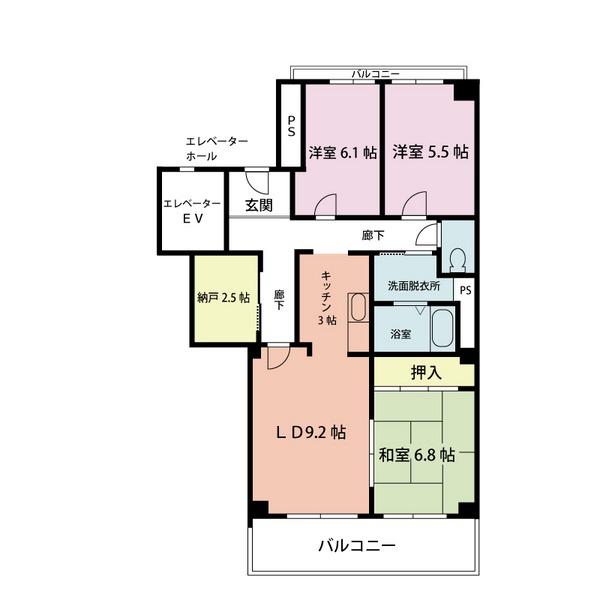 Floor plan. 3LDK + S (storeroom), Price 15.8 million yen, Occupied area 75.23 sq m , Balcony area 10.42 sq m