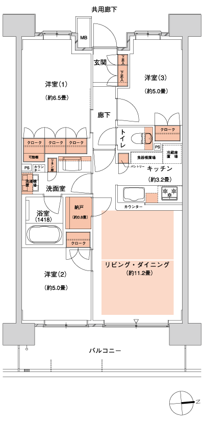 Floor: 3LD ・ K + N, the occupied area: 68.21 sq m, Price: 33,600,000 yen, now on sale