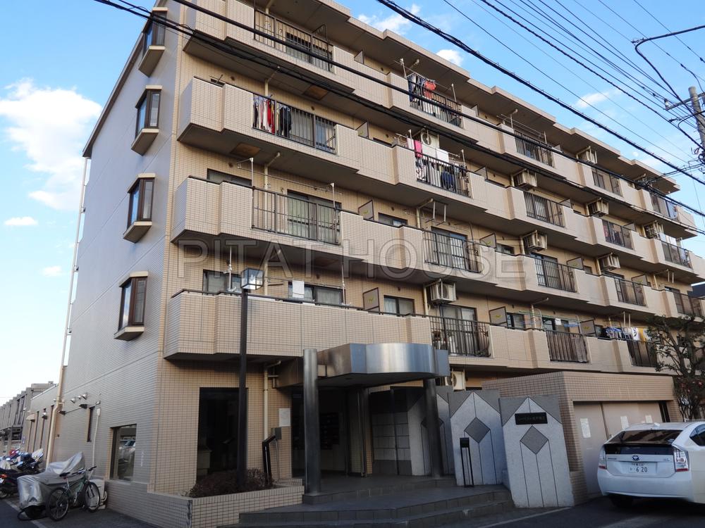 Local appearance photo. Heisei 5 years Built in apartment