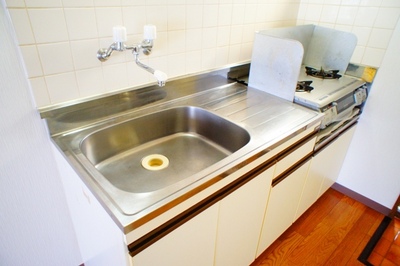 Kitchen. Gas stove installed Friendly Kitchen