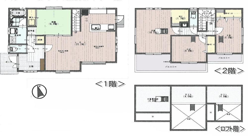 Floor plan. 37,800,000 yen, 4LDK + S (storeroom), Land area 150.5 sq m , Building area 117.58 sq m storage rich floor plan