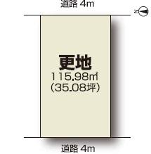 Compartment figure. Land price 13.8 million yen, Land area 114.53 sq m