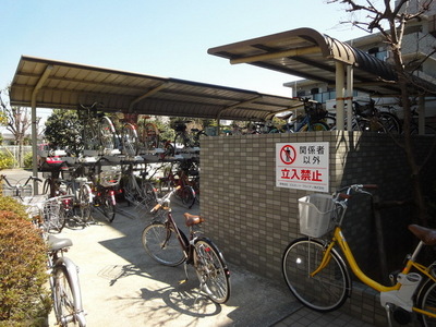 Other common areas. Place for storing bicycles