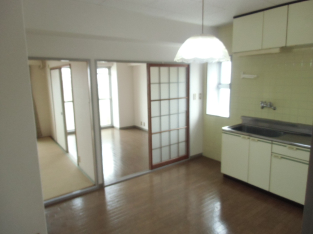 Living and room. Bright dining kitchen