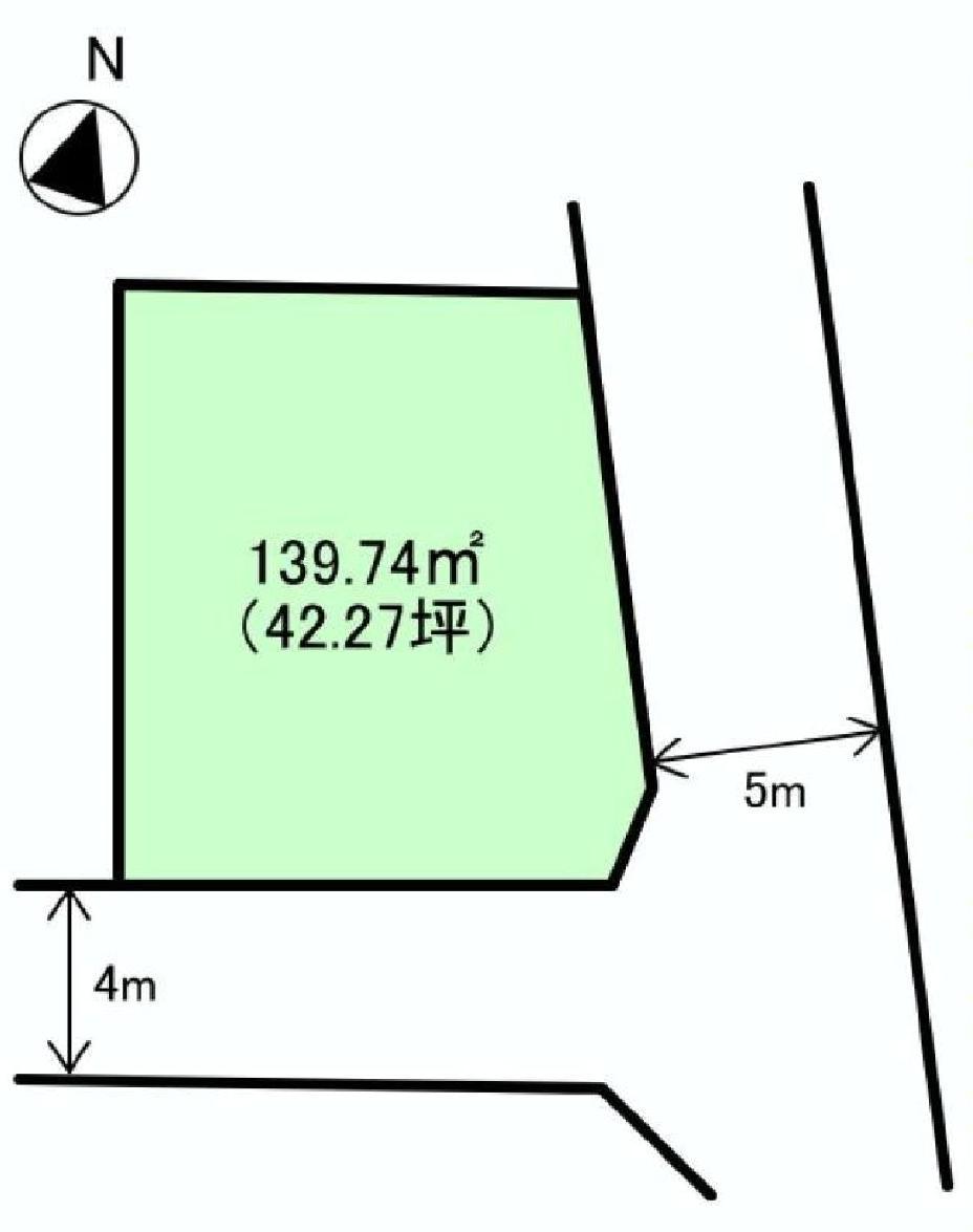 Compartment figure. Land price 20 million yen, Land area 139.74 sq m
