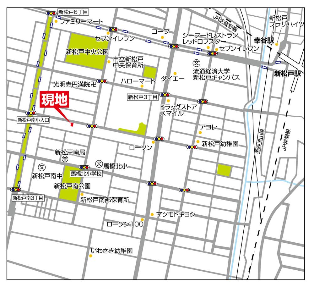 Local guide map. Close to a large park is large number of. Lush living environment, Nurture a child's mind.