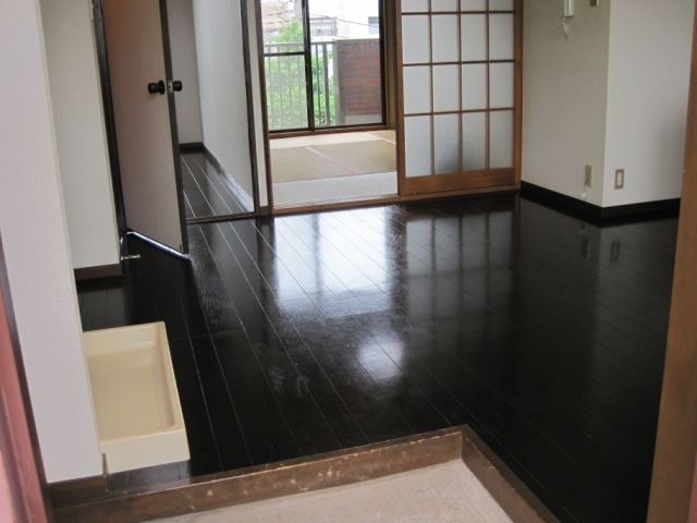 Living and room. Flooring