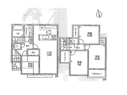 Floor plan. 26,800,000 yen, 4LDK, Land area 120.01 sq m , Building area 86.94 sq m floor plan