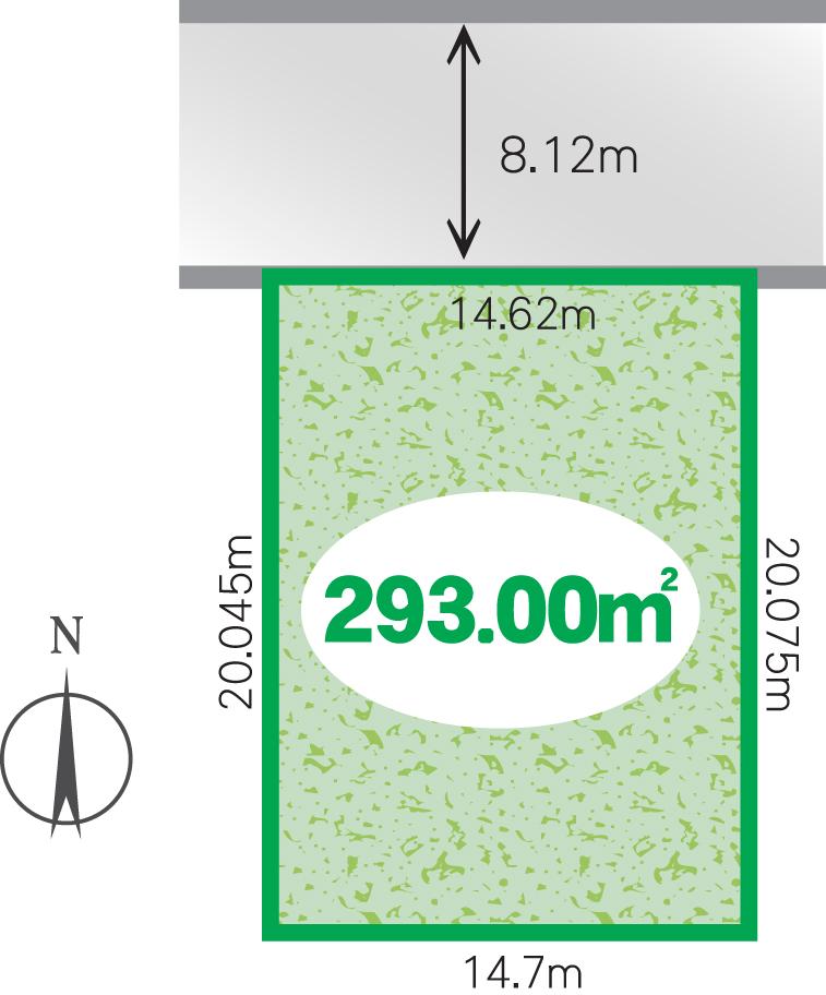 Compartment figure. Land price 41,800,000 yen, Land area 293 sq m