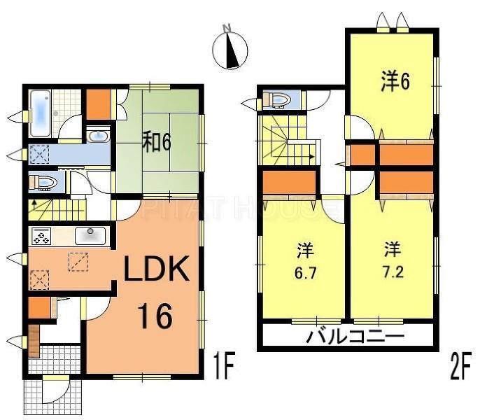 Floor plan. ◆ small ・ Fulfilling the location of the walk about 5 minutes with the child-rearing environment until junior high school. Two car space minute Allowed and, It spreads spacious space. It is completed soon !!