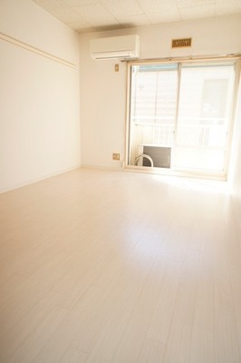 Living and room. A bright room facing the balcony