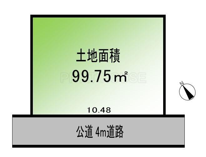 Compartment figure. Land price 15.8 million yen, Land area 99.75 sq m compartment view