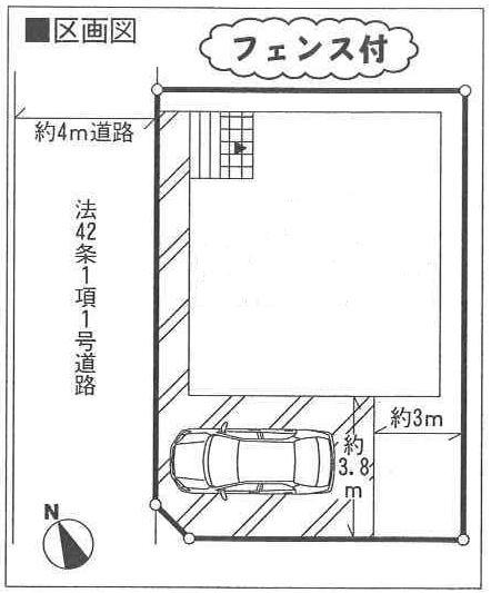 Compartment figure. 24,800,000 yen, 4LDK, Land area 105.78 sq m , Building area 96.39 sq m