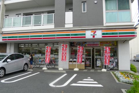 Convenience store. Seven-Eleven Matsudo Minoridai store up (convenience store) 98m