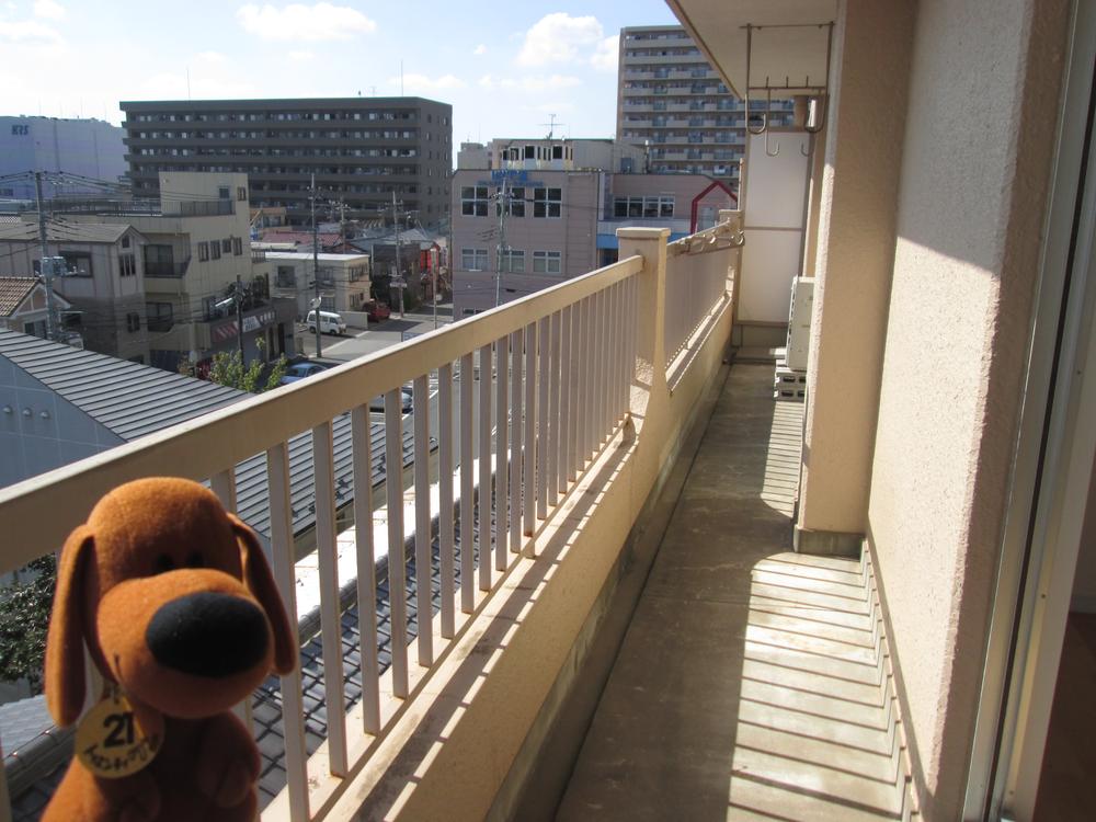 Balcony. View good spacious balcony