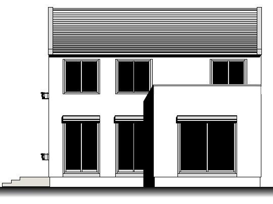 Rendering (appearance). 24 city blocks 7-3 south Exterior - Rendering of ethyl. Aligned the line of the window, etc., Giving you a clean impression is simple design.