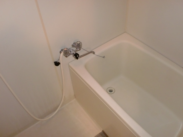 Bath. Hot water supply equation bathroom