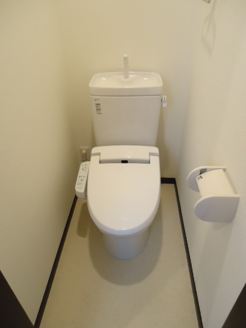 Toilet. Clean bidet with toilet