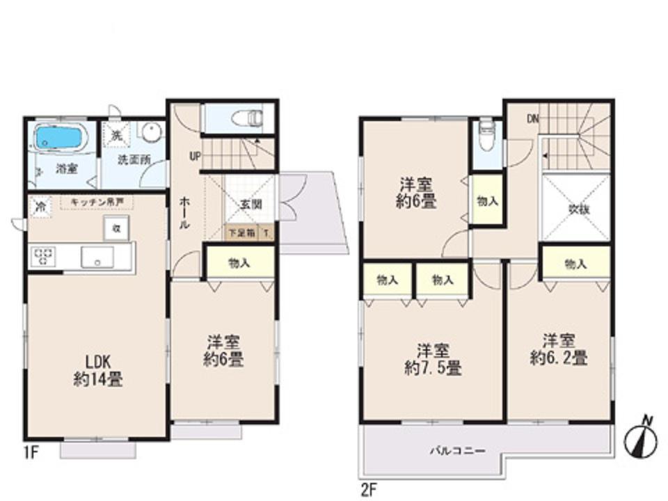 Floor plan. 29,300,000 yen, 4LDK, Land area 120.03 sq m , Building area 99.37 sq m