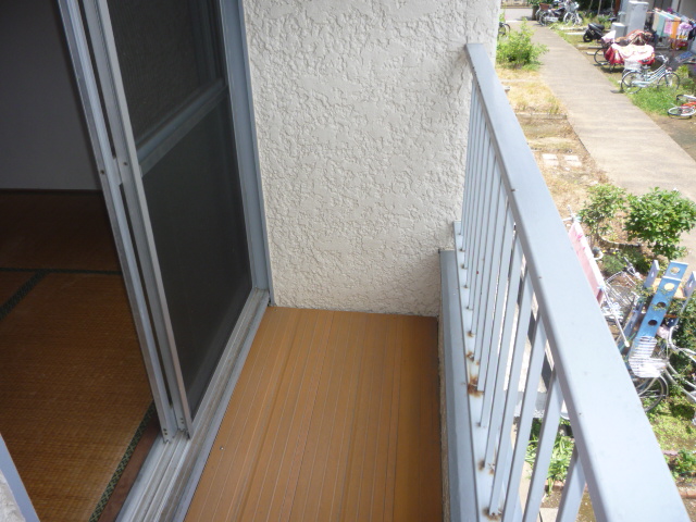 Balcony. First floor terrace Second floor balcony can you use