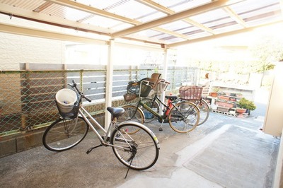 Other common areas. On-site bicycle parking lot