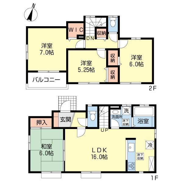 Floor plan. 31,800,000 yen, 4LDK, Land area 113.47 sq m , Building area 97.91 sq m