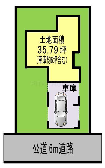 Compartment figure. 42,800,000 yen, 4LDK, Land area 118.32 sq m , Building area 134.74 sq m ◆ Car space also comes with 2 car.