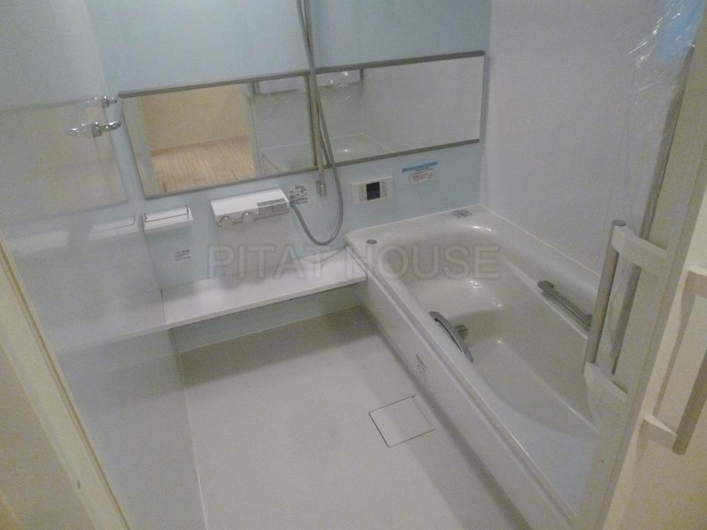 Bathroom. ◆ This spacious unit bus up a notch.