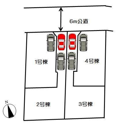 The entire compartment Figure. 2, 3 Building There are two cars car space.