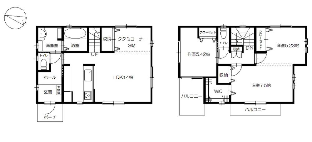 Floor plan. 27,900,000 yen, 3LDK, Land area 110.49 sq m , Building area 88.59 sq m