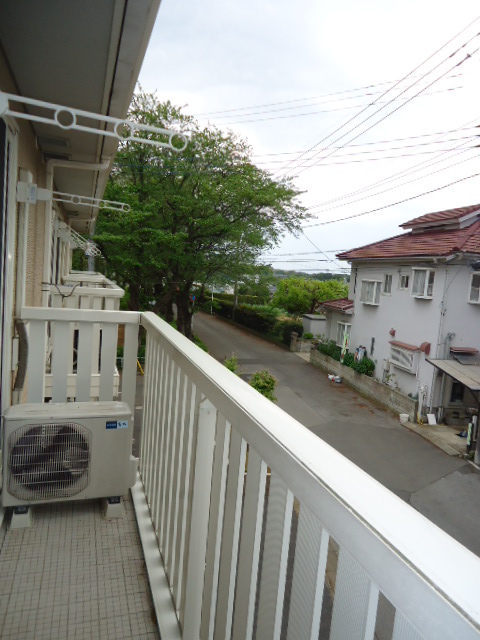 Balcony. Wide balcony