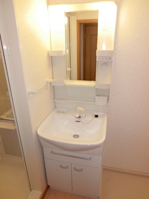 Washroom. Convenient independent wash basin in the morning of preparation