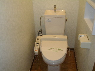 Toilet. With Washlet